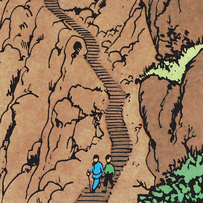 La Case qui parle : Tintin à l’ombre des montagnes chinoises 